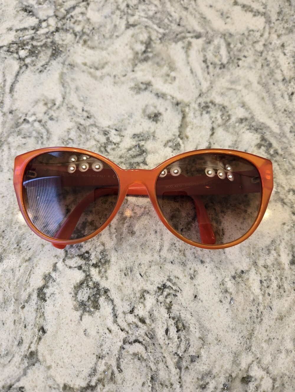 Versace Opal Orange With Brown Gradient Lenses Mod 4272 5100/13